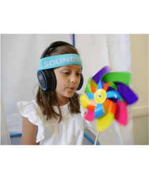 SOUNDSORY Therapiekopfhörer mit multisensorischer Stimulation, On-ear Kopfhörer Bluetooth schwarz