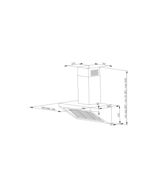 ESISTYLE PROFESSIONAL A1 60, Dunstabzugshaube
