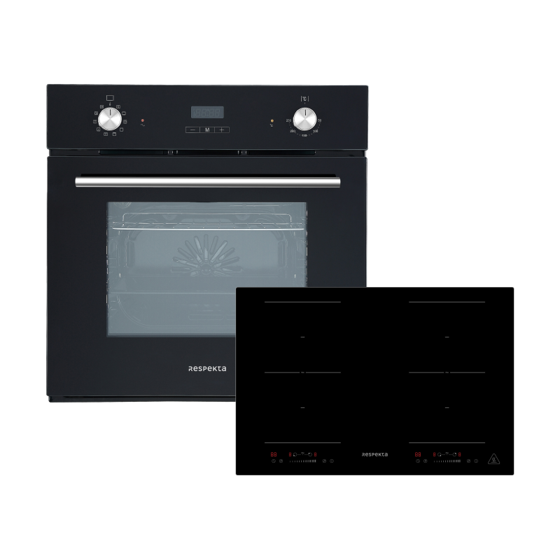 RESPEKTA ASET600198800I, Backofenset (Induktion, A, 56 Liter)