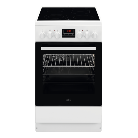 AEG CCB544COBW Standherd (EEK A, Glaskeramik-Kochfeld, 57 Liter)