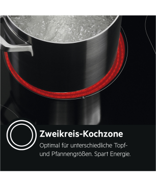 AEG CCB544COBW Standherd (EEK A, Glaskeramik-Kochfeld, 57 Liter)