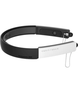 OMNIFIT Brain 2-Kanal, Over-ear EEG-Headset Bluetooth weiß