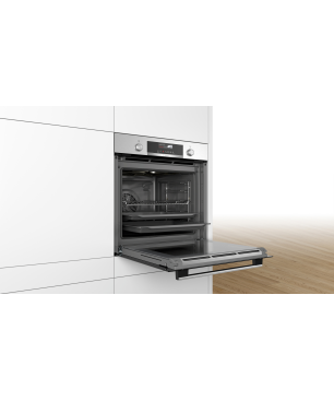 BOSCH HBG579BS0, Einbaubackofen (Einbaugerät, 71 Liter, 594 mm breit), Serie 6