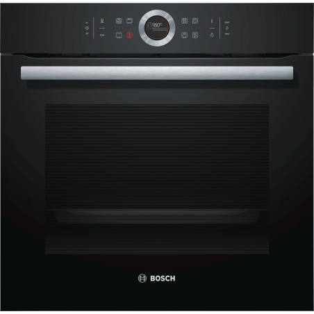 BOSCH HBG635BB1, Einbaubackofen (Einbaugerät, 71 Liter, 594 mm breit), Serie 8