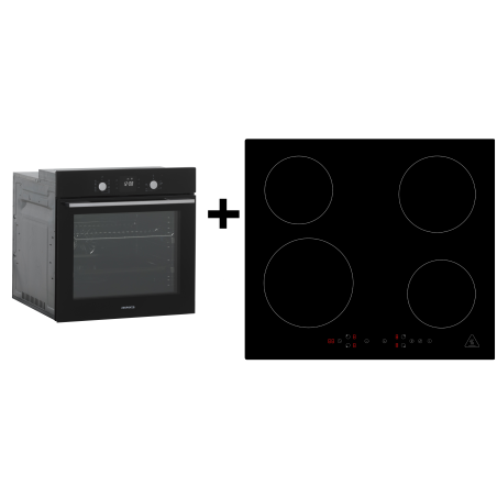 RESPEKTA ASET7004295I, Einbaubackofenset (Induktionskochfeld, A, 80 Liter)