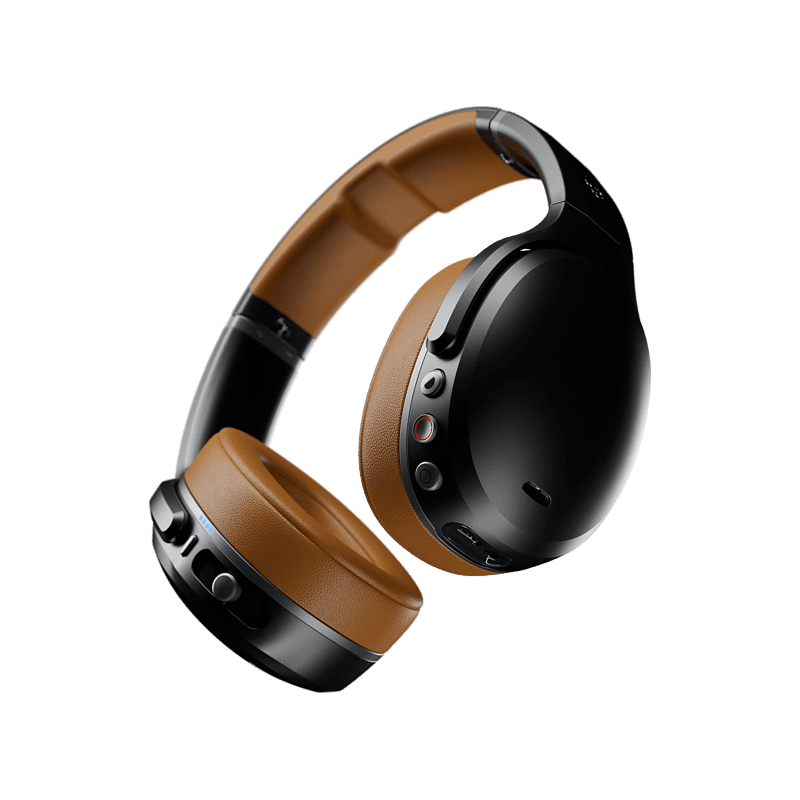SKULLCANDY Crusher ANC, Over-ear Kopfhörer Bluetooth Schwarz Braun