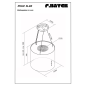 F.BAYER POLE IL40W, Dunstabzugshaube (40 cm breit, 40 cm tief)