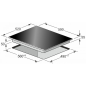 GURARI GCH D 268 BL 6 Prime+KCT 6705, Dunstabzugshaube (60 cm breit)