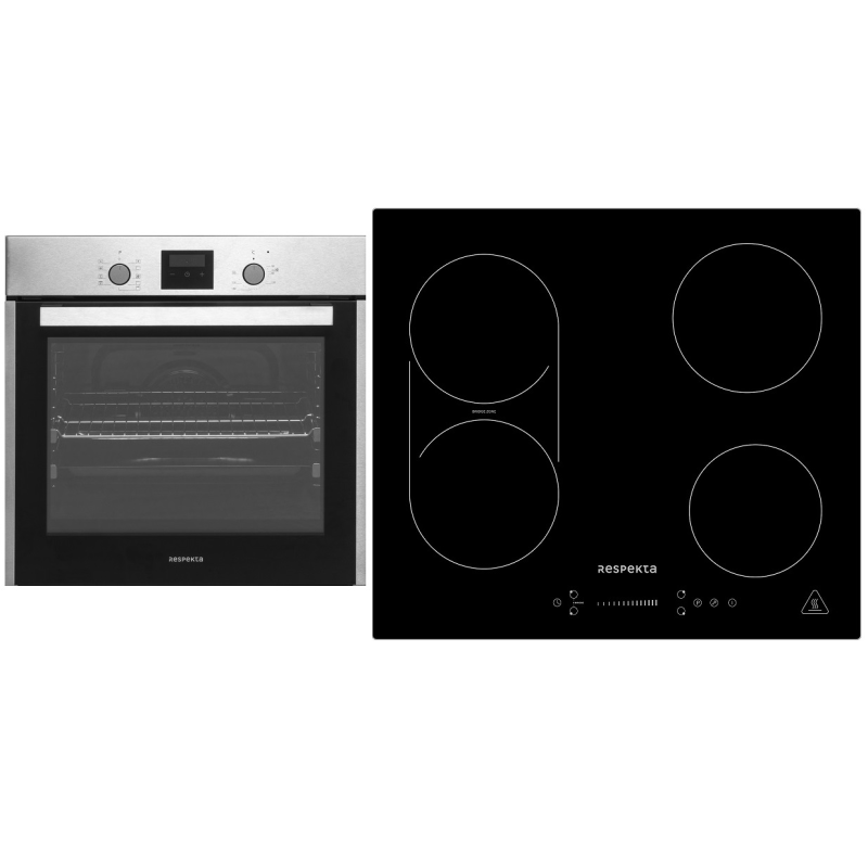 RESPEKTA ASET1406600I, Backofenset (Induktionskochfeld, A, 60 Liter)