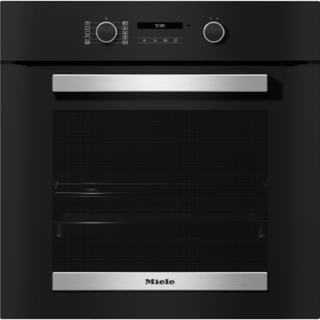 MIELE H 2465 B ACTIVE, Einbaubackofen (Einbaugerät, 76 Liter, 595 mm breit)