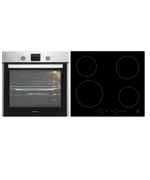 RESPEKTA ASET1404295I, Einbaubackofenset (Induktionskochfeld, A, 60 Liter)