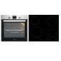 RESPEKTA ASET1404295I, Einbaubackofenset (Induktionskochfeld, A, 60 Liter)