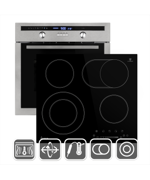 KKT KOLBE SET8013KFS, Herdset (Elektrisch, A, 70 Liter)