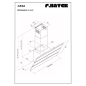 F.BAYER CASA 90W ECO, Dunstabzugshaube (90 cm breit, 36 cm tief)