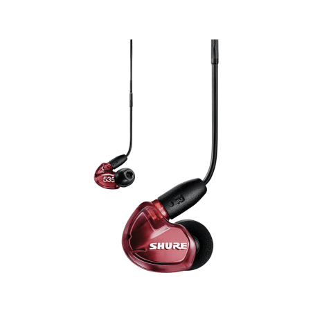 SHURE SE535LTD+UNI-EFS , In-ear Kopfhörer Schwarz/Rot