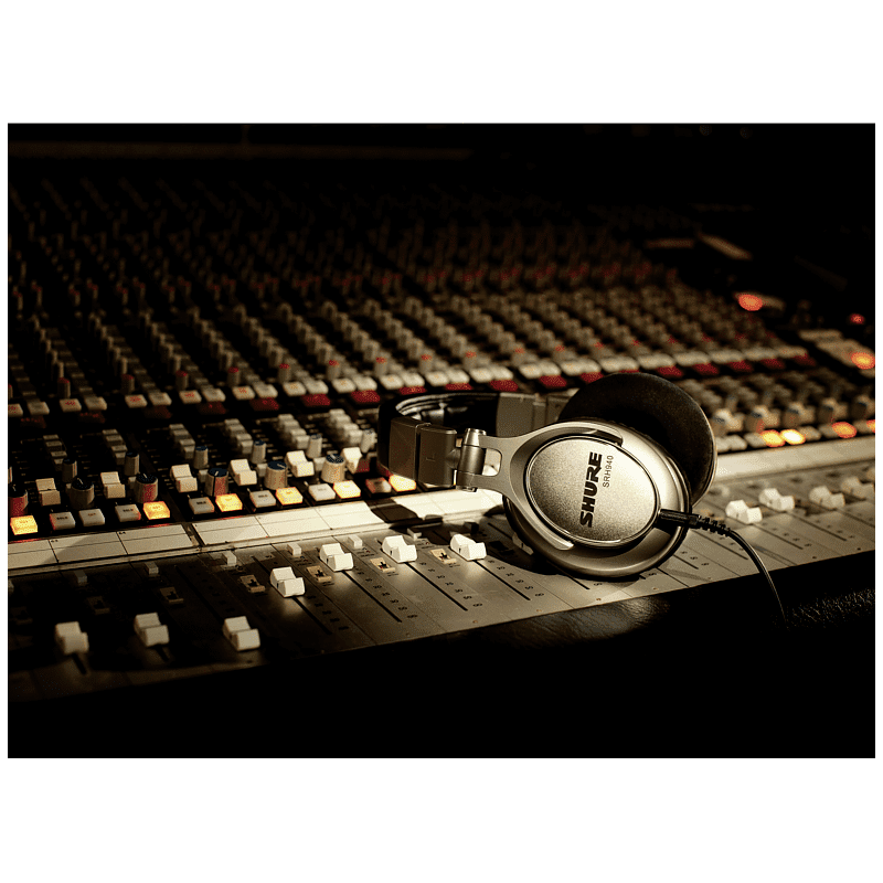 SHURE SRH940, Over-ear Kopfhörer Silber/Schwarz