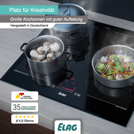 ELAG EC-500 Induktionskochfeld (590 mm breit, 4 Kochfelder)