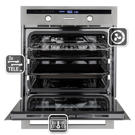 KKT KOLBE SET8013IND59B, Herdset (Induktion, A, 70 Liter)