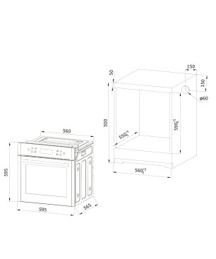 KKT KOLBE SET8313_77RL, Herdset (Elektrisch, A+, 70 Liter)