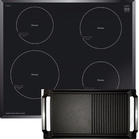 KAISER KCT 6705 FI inkl. Grillplatte Induktionskochfeld (59 cm breit, 4 Kochfelder)