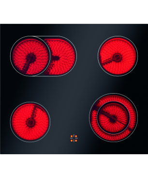 BOMANN EHBC 7933 IX, Elektroherd-Set (Glaskeramik-Kochfeld, A, 60 Liter)