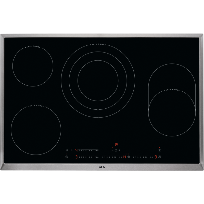 AEG HKA8548RAD Glaskeramikkochfeld (766 mm breit, 4 Kochfelder)