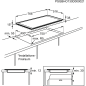 AEG HKA8548RAD Glaskeramikkochfeld (766 mm breit, 4 Kochfelder)