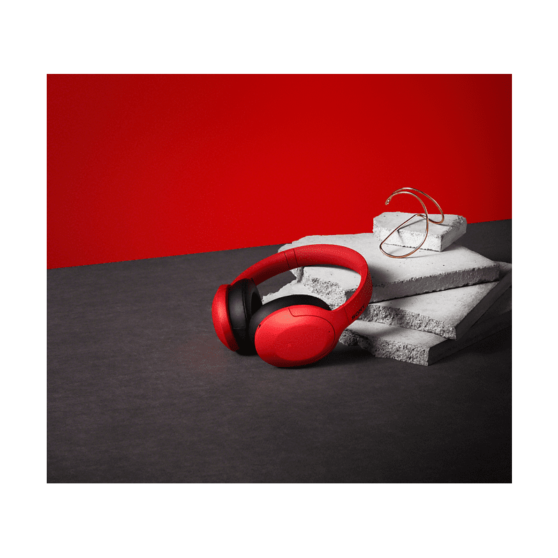 SONY h.ear on 3 WH-H910N, Over-ear Kopfhörer Bluetooth Rot