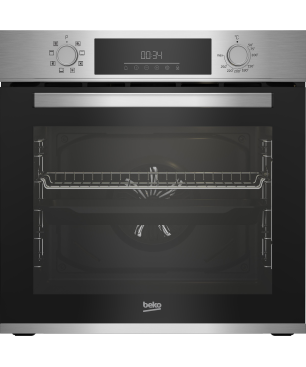 BEKO BBSM12340X, Einbaubackofenset (Induktion, A, 72 Liter)