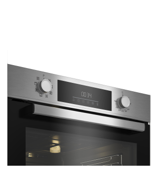 BEKO BBSM12340X, Einbaubackofenset (Induktion, A, 72 Liter)