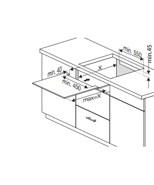 BEKO BBSM12340X, Einbaubackofenset (Induktion, A, 72 Liter)
