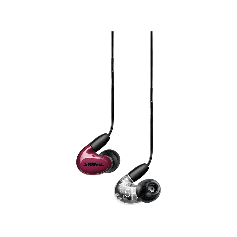 SHURE AONIC 5, In-ear Kopfhörer Rot
