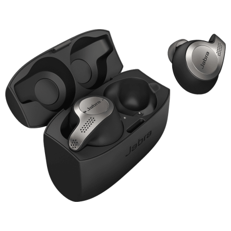 JABRA Evolve 65t UC titanium black + Link 370 True Wireless Kopfhörer Schwarz