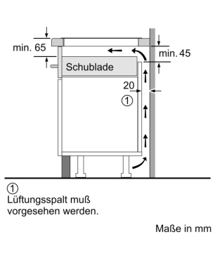 NEFF XED456I, Einbauherdset (Induktionskochfeld, A, 71 Liter)