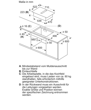 SIEMENS ED711FQ15E, Kochfeld mit integriertem Dunstabzug (710 mm breit, 522 mm tief)