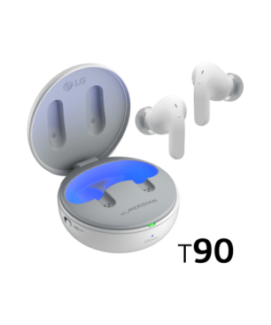 LG TONE Free DT90Q, In-ear Kopfhörer Bluetooth White