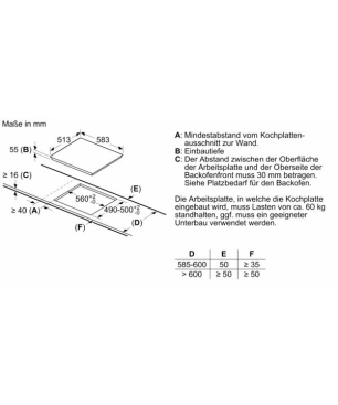BOSCH HBD60DO51, Backofenset (Induktion, A, 71 Liter)