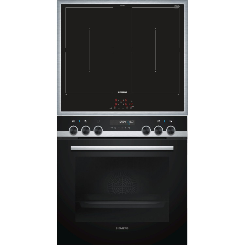 SIEMENS REFURBISHED (*) PQ521DA0ZM iQ500 iQ500, Einbauherdset (Induktionskochfeld, A -20%, 71 Liter)