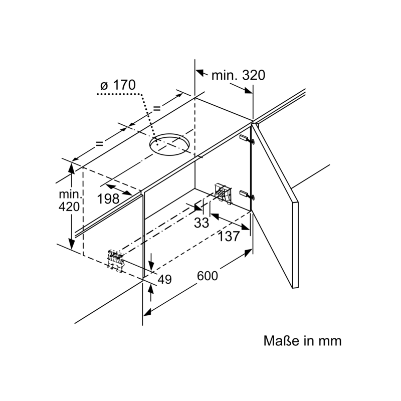 SIEMENS LI99SA684, Dunstabzugshaube (898 mm breit, 290 mm tief)