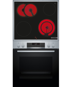 BOSCH HND271AS63, Einbauherdset (Elektonik, A, 71 Liter)