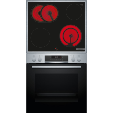 BOSCH HND271AS63, Einbauherdset (Elektonik, A, 71 Liter)