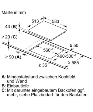 BOSCH HND271AS63, Einbauherdset (Elektonik, A, 71 Liter)