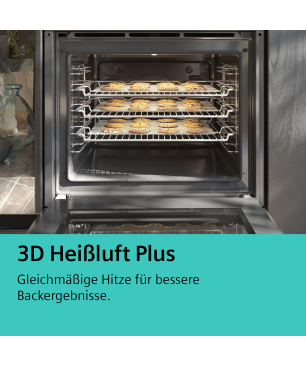SIEMENS HB579GBS0, Einbaubackofen (Einbaugerät, 71 Liter, 594 mm breit), iQ500