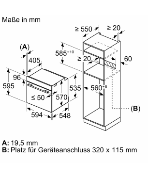SIEMENS HB579GBS0, Einbaubackofen (Einbaugerät, 71 Liter, 594 mm breit), iQ500