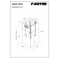 F.BAYER SAND IS40E, Dunstabzugshaube (40 cm breit, 40 cm tief)