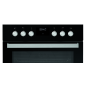 BAUKNECHT HEKO BLACK 500 P, Einbauherdset (Elektro-Kochfeld herdgebunden, A+, 65 Liter) BAUKNECHT HEKO BLACK 500 P, Einbauherdset (Elektro-Kochfeld herdgebunden, A+, 65 Liter)