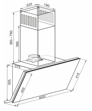 KAISER AT 9430 F Eco, Dunstabzugshaube