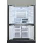 SHARP SJ-EX820F2-SL Kühl-/Gefrierkombination (F, 410 kWh, 183 cm hoch, silber)