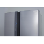 SHARP SJ-EX820F2-SL Kühl-/Gefrierkombination (F, 410 kWh, 183 cm hoch, silber)