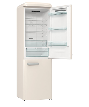 GORENJE ONRK619DC Gorenje Retro Collection Kühl- / Gefrierkombination (D, 192,0 kWh, 1940 mm hoch, Creme)